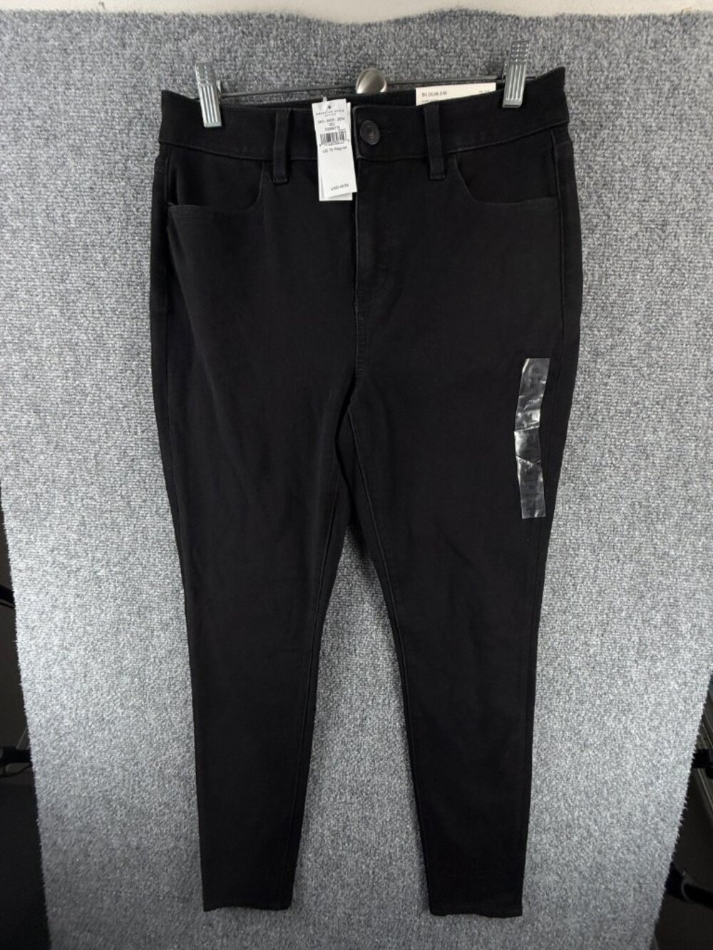NWT American Eagle Dream Jean Stretch 10 Denim Charcoal Wash 30W ACTL 30X28